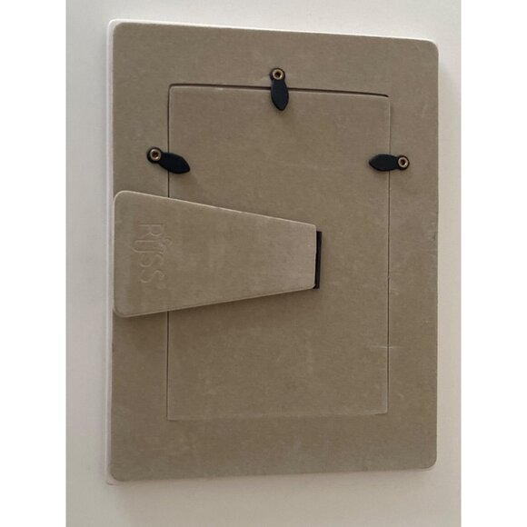 Russ Berrie Aunt Picture Frame 4" X 6" Ceramic Floral Design Beige Purple - Picture 9 of 16